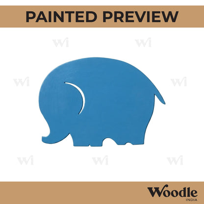 Elephant Cutout MDF Design 1