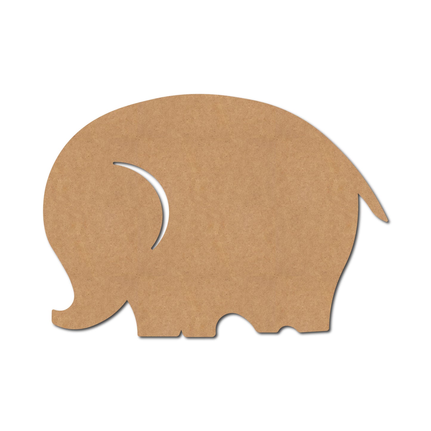 Elephant Cutout MDF Design 1