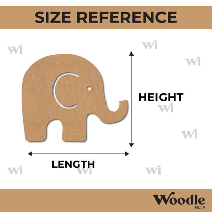 Elephant Cutout MDF Design 12