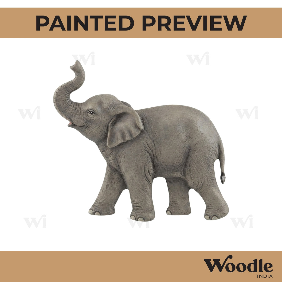 Elephant Cutout MDF Design 13