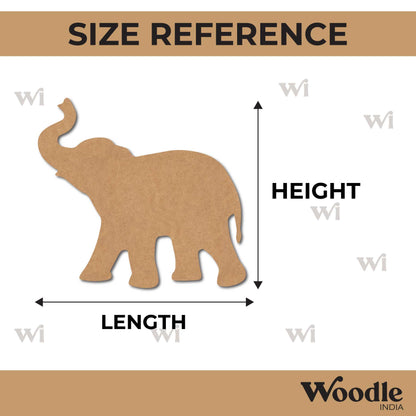 Elephant Cutout MDF Design 13