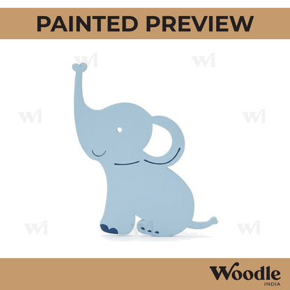 Elephant Cutout MDF Design 3