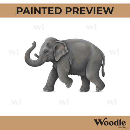Elephant Cutout MDF Design 4