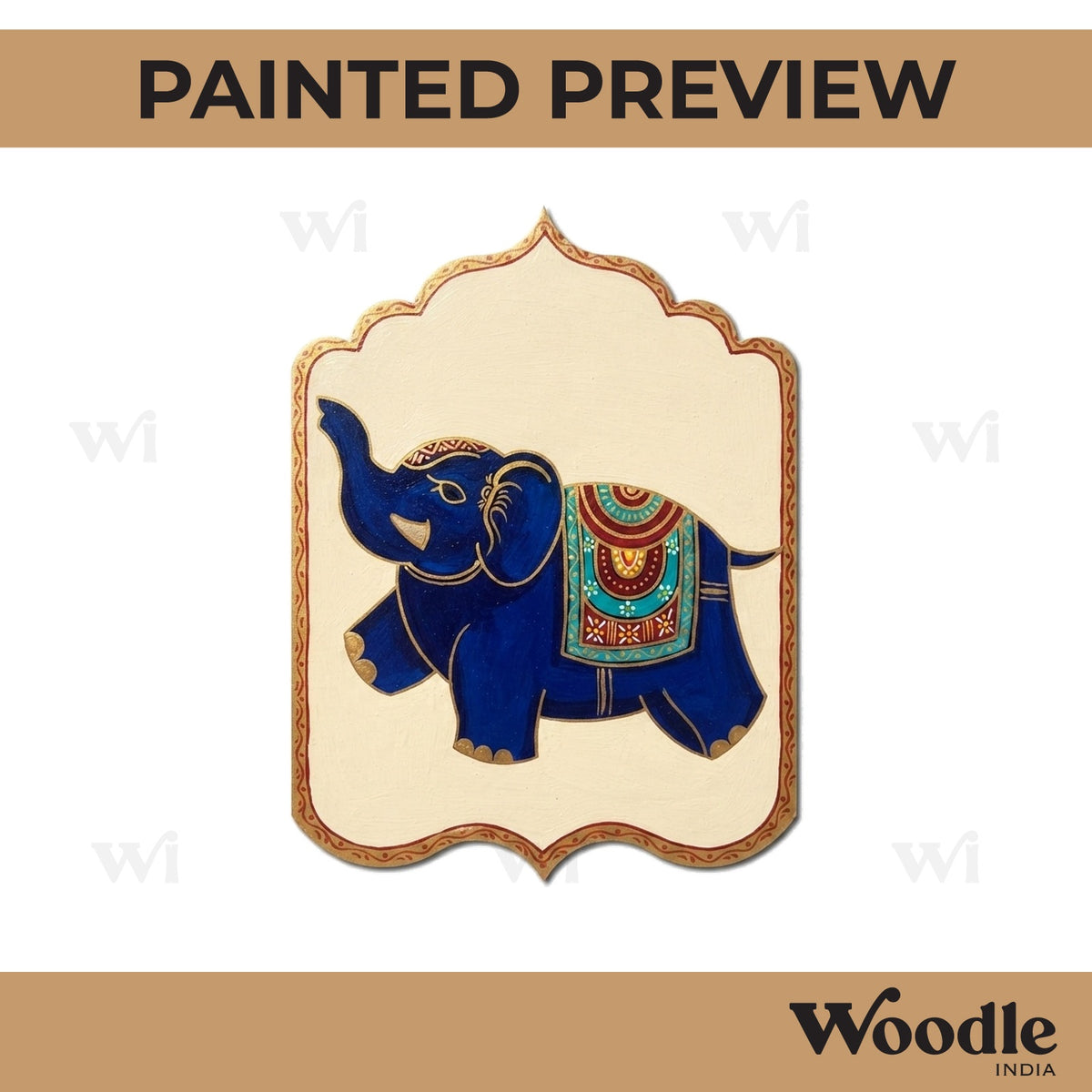 Elephant Pre Marked Base MDF Design 1