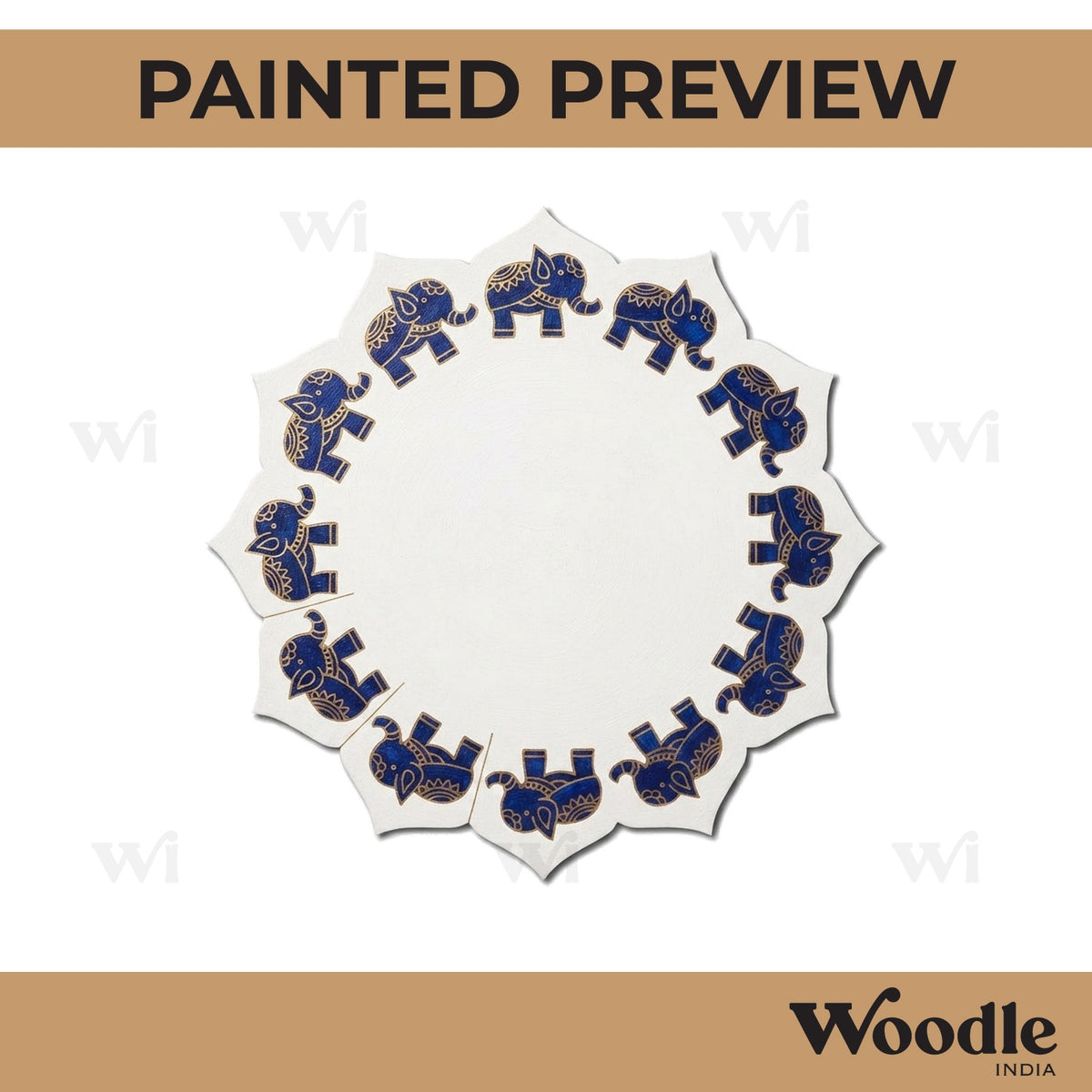Elephant Pre Marked Base MDF Design 2