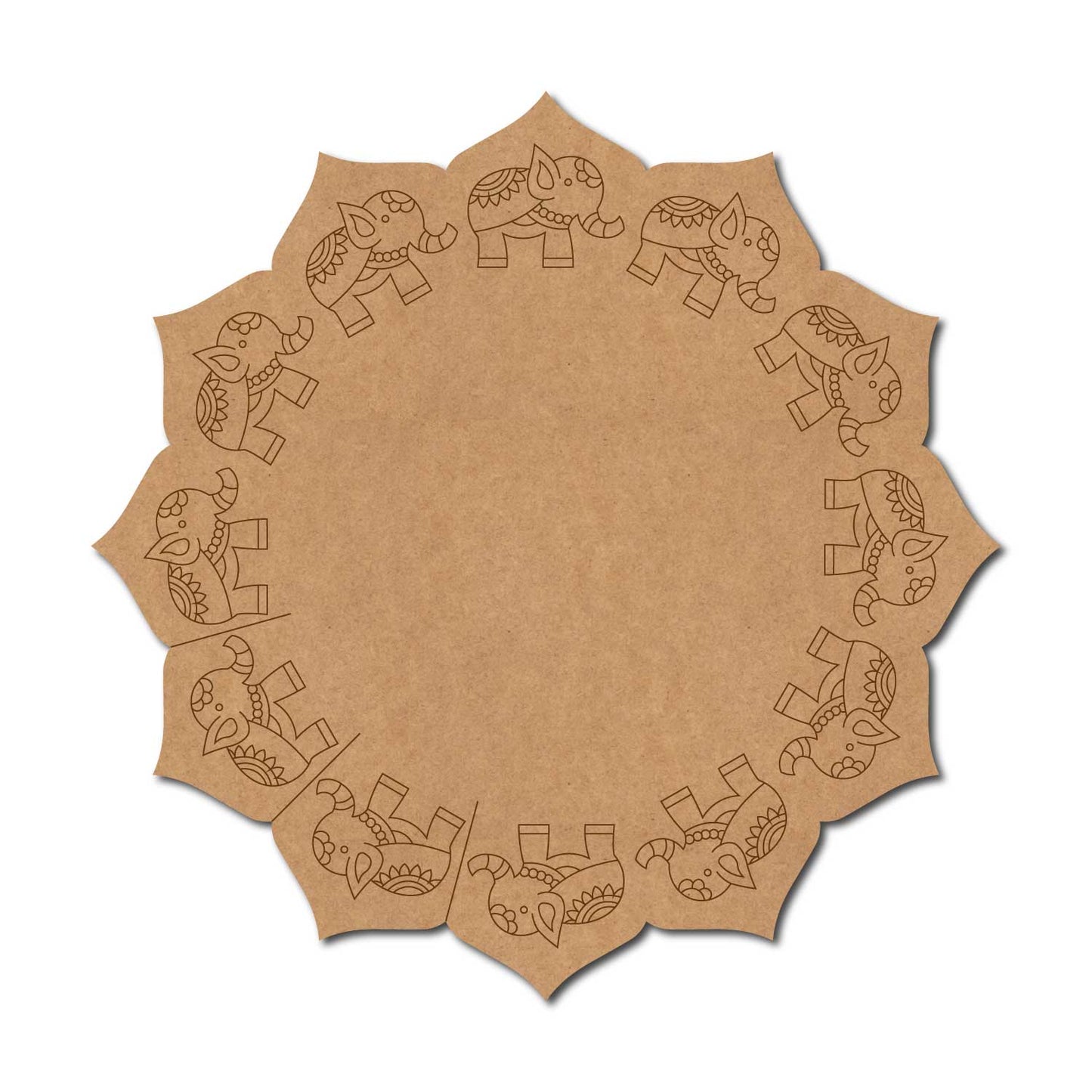 Elephant Pre Marked Base MDF Design 2