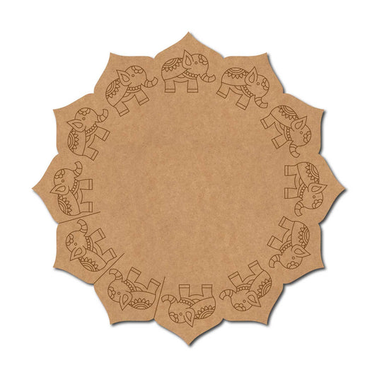 Elephant Pre Marked Base MDF Design 2