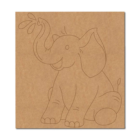 Elephant Pre Marked Base MDF Design 3