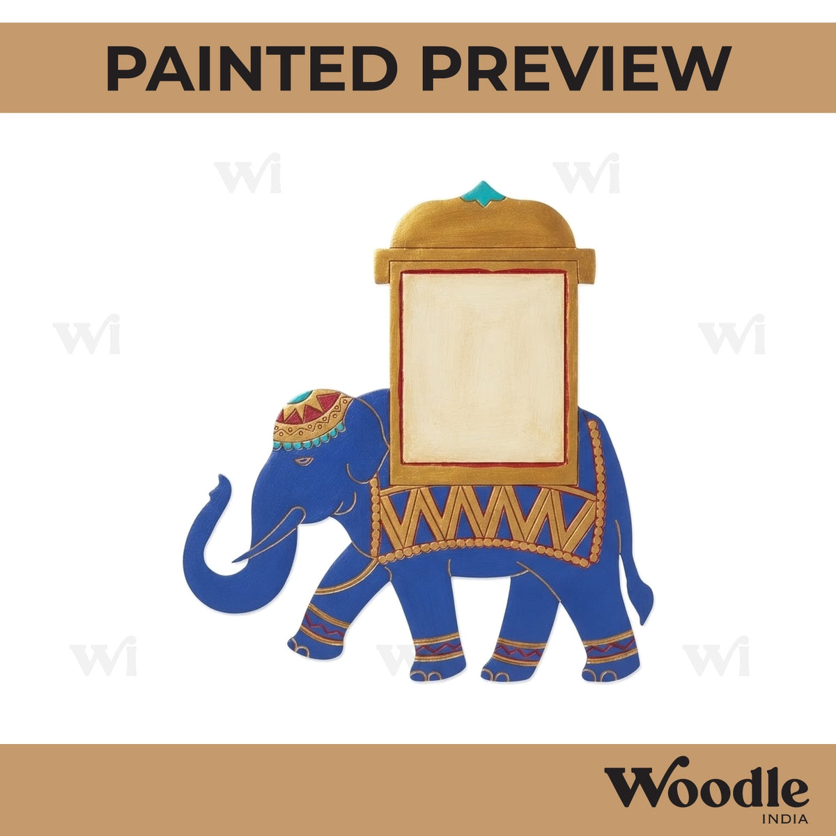 Elephant Pre Marked Frame MDF Design 1