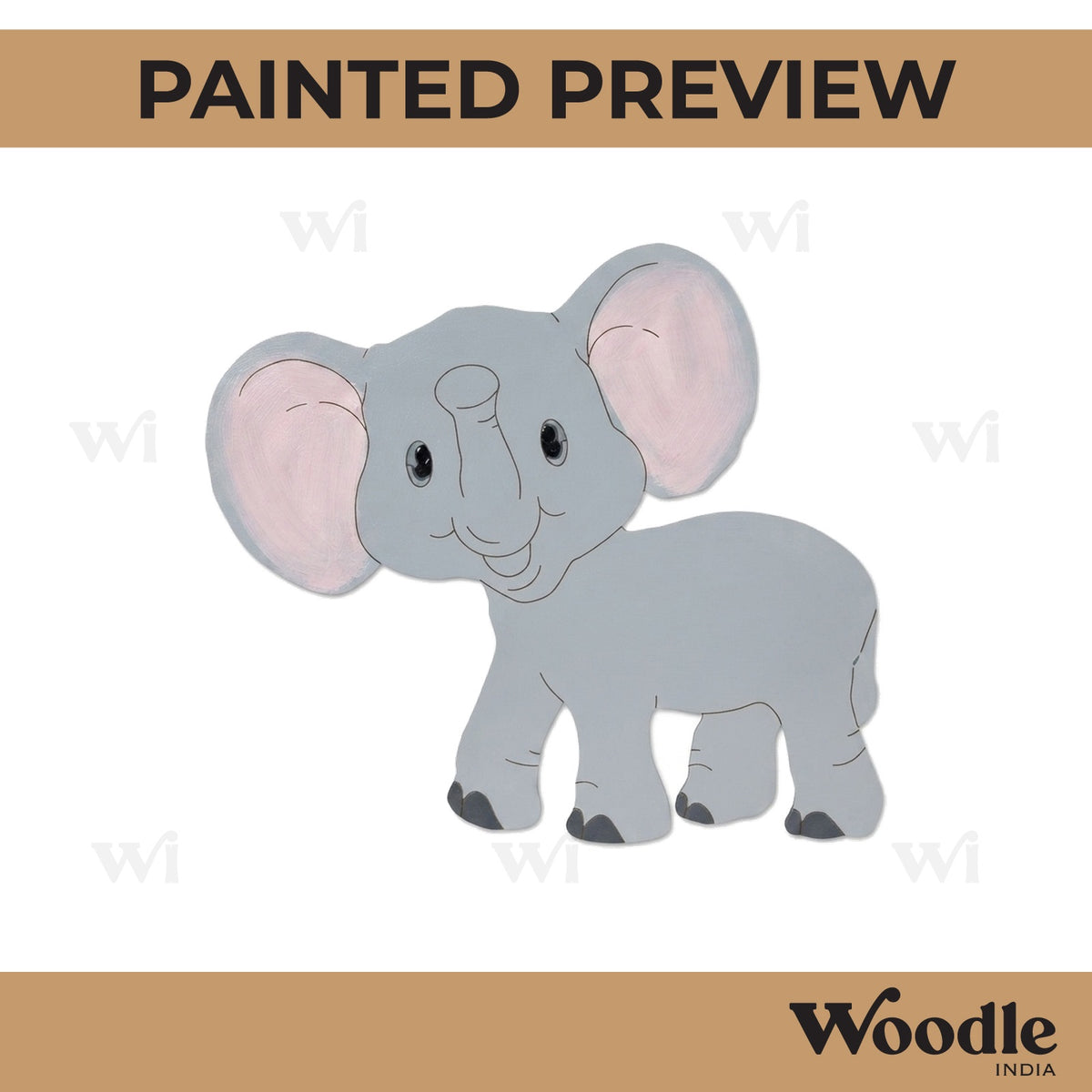Elephant Pre Marked MDF Design 14