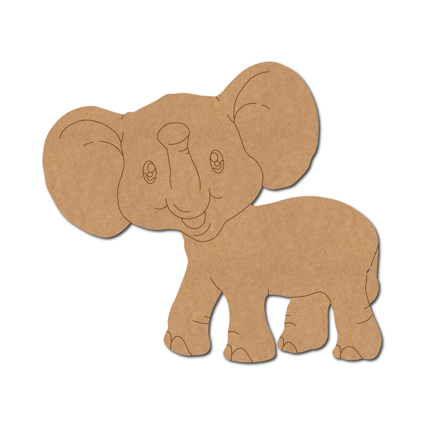 Elephant Pre Marked MDF Design 14