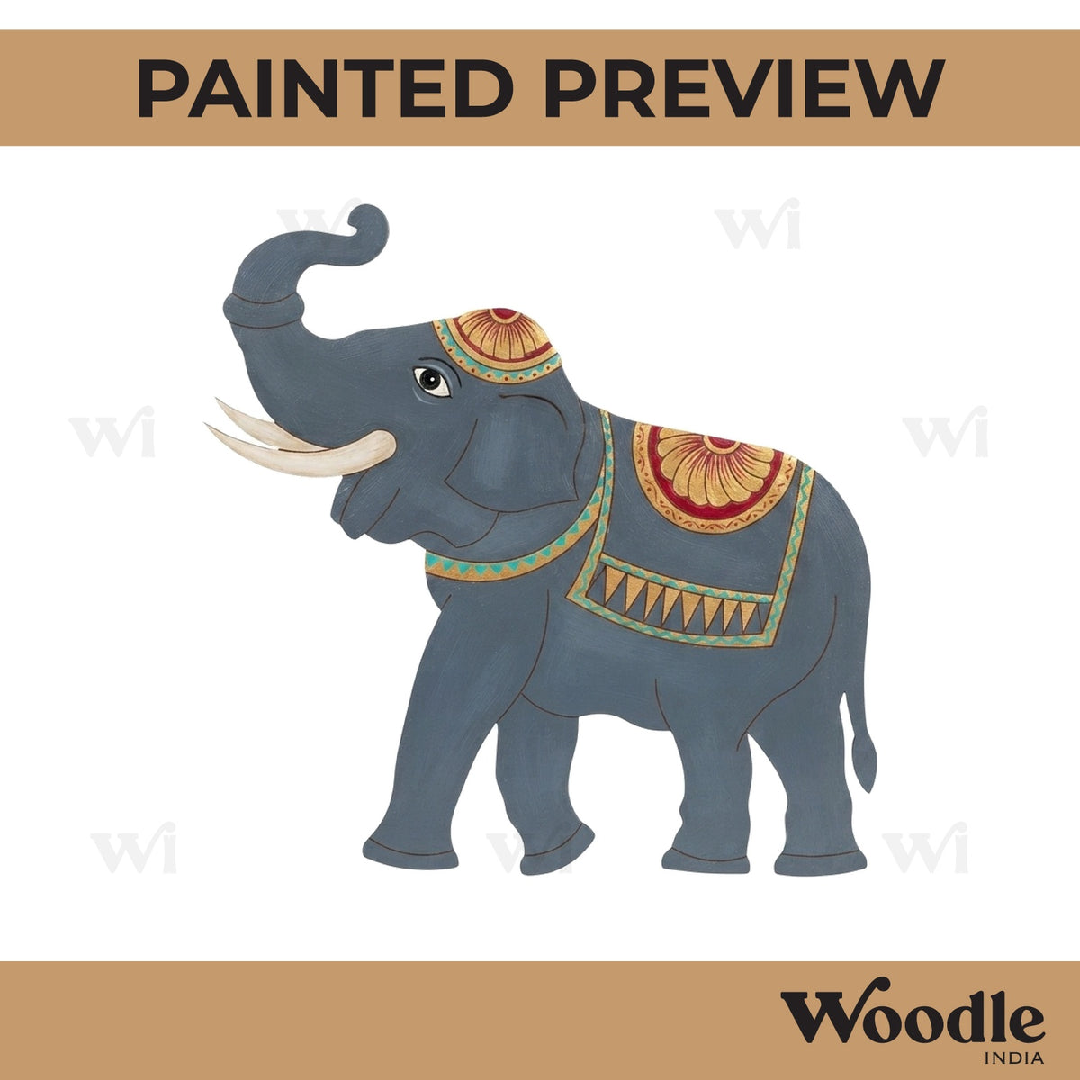 Elephant Pre Marked MDF Design 15