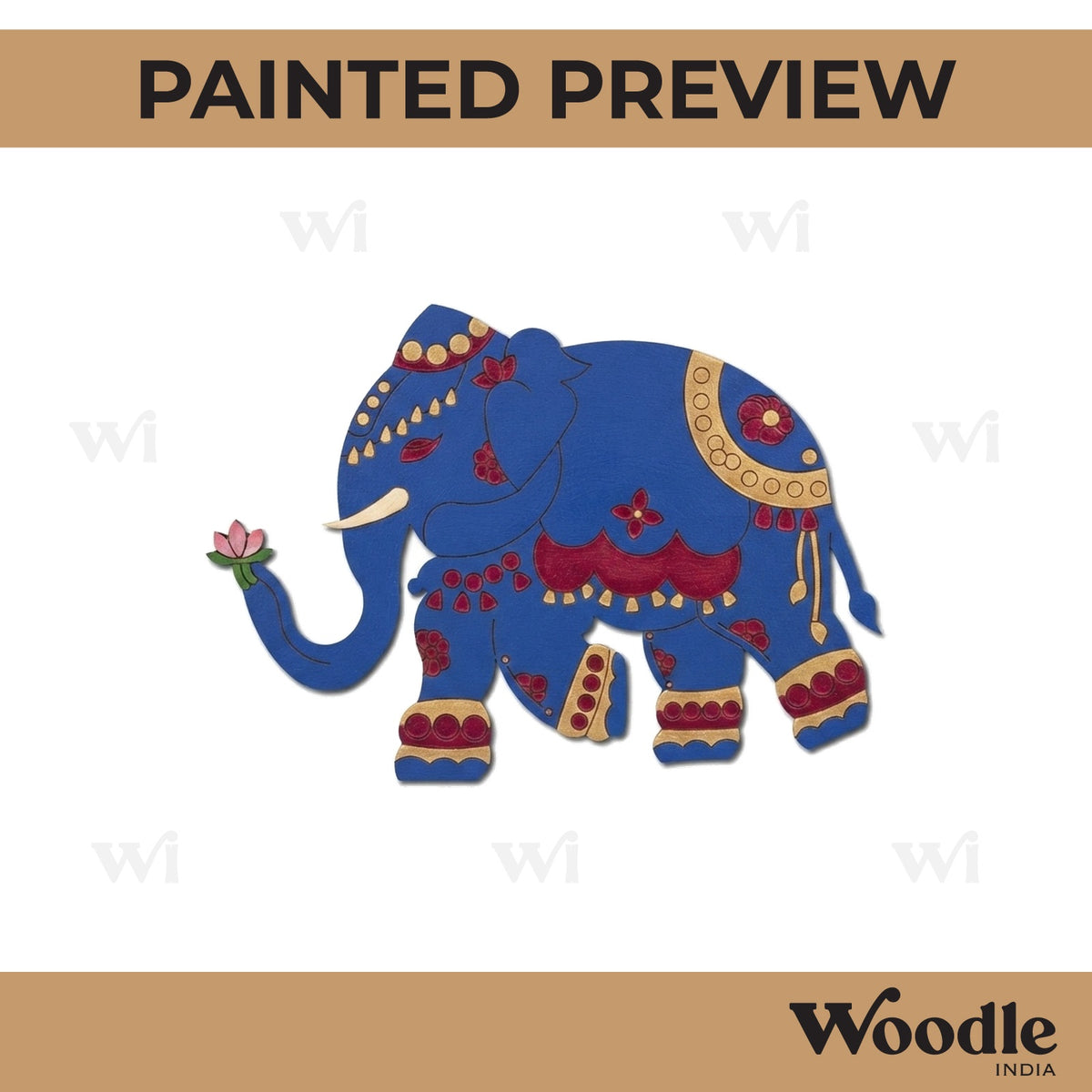 Elephant Pre Marked MDF Design 21