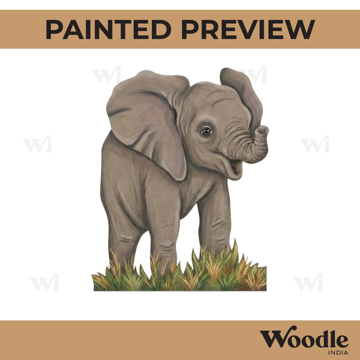Elephant Pre Marked MDF Design 23