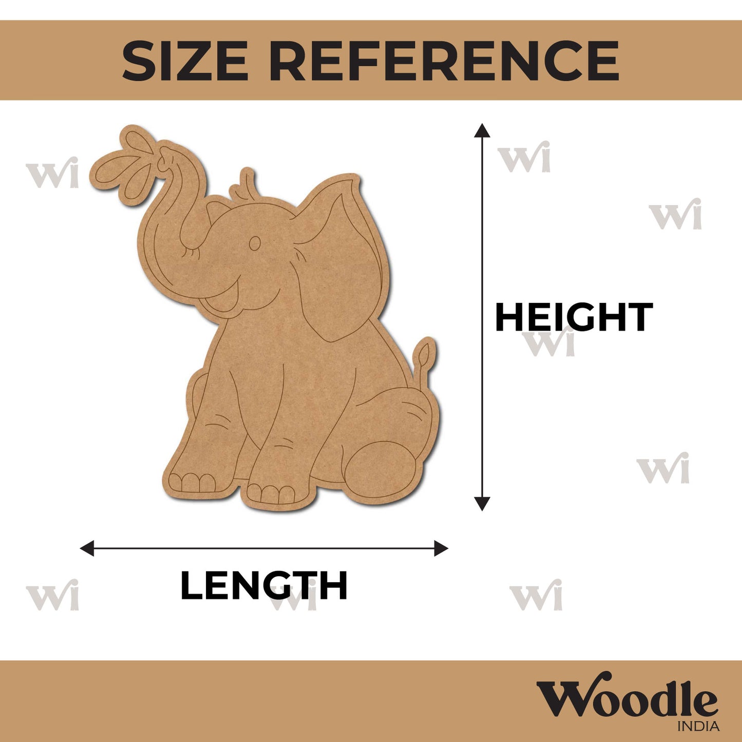 Elephant Pre Marked MDF Design 32