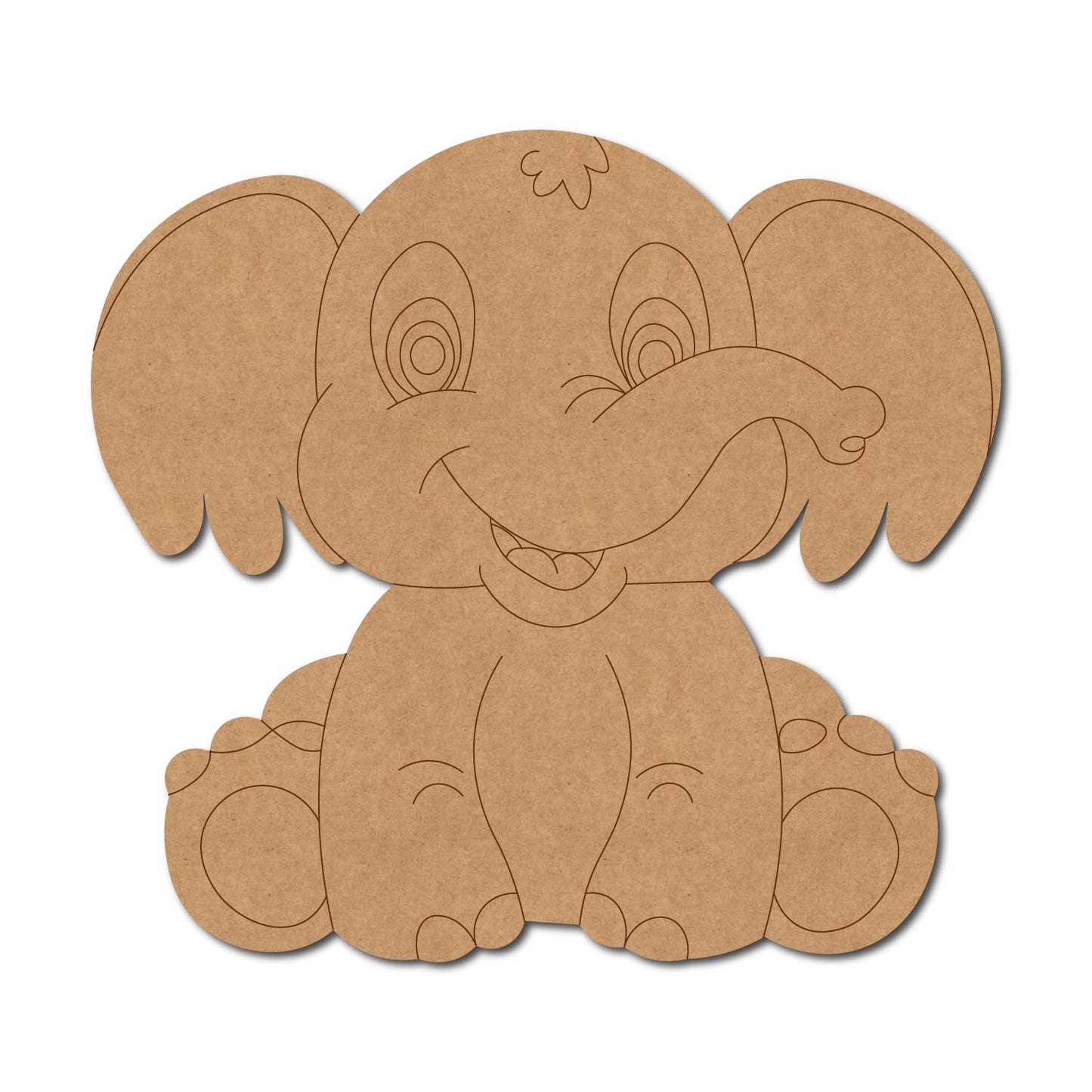 Elephant Pre Marked MDF Design 35