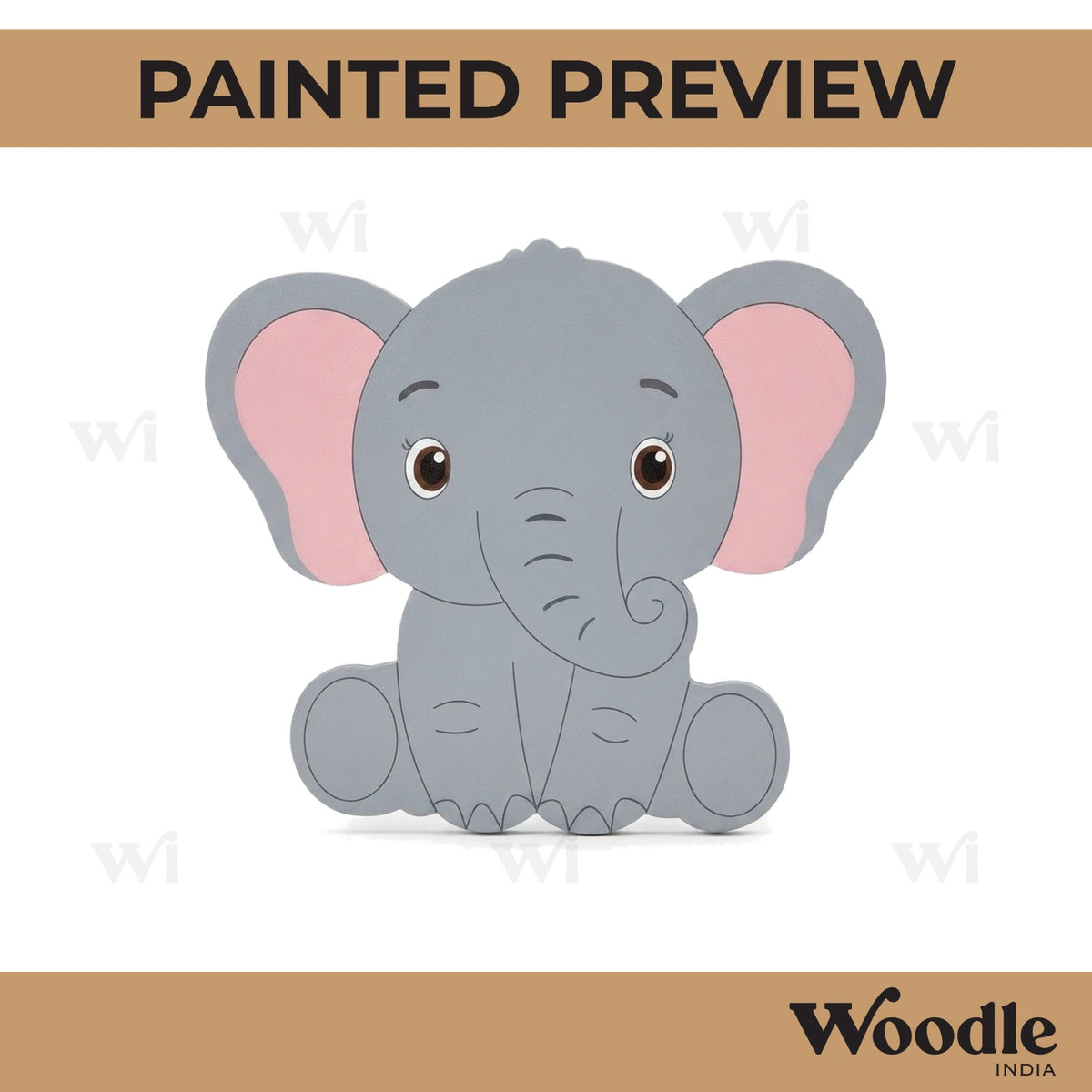 Elephant Pre Marked MDF Design 5