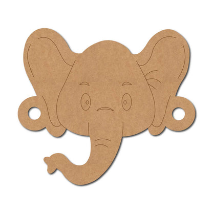 Elephant Rakhi Pre Marked MDF Design 1