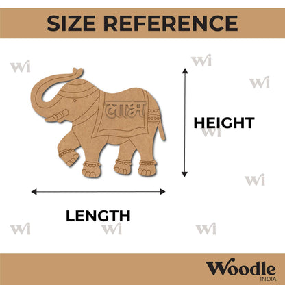 Elephant Shubh Labh Base MDF Design 1