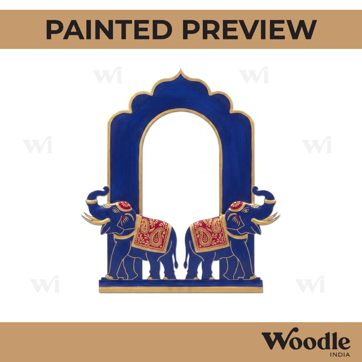 Elephants Pre Marked Base MDF Design 1