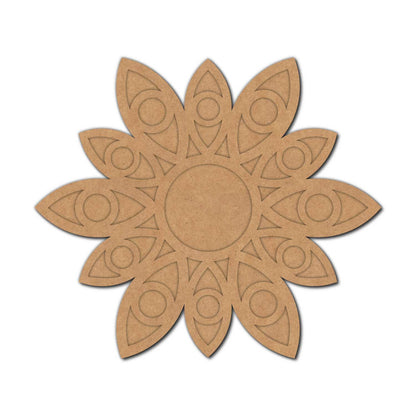 Evil Eye Diya Tealight Holder MDF Design 1