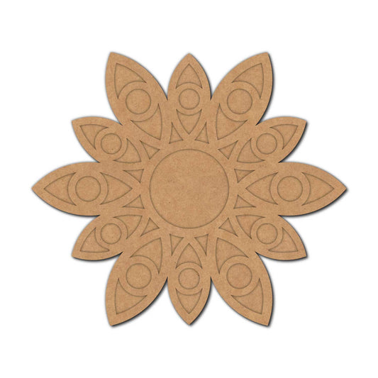Evil Eye Diya Tealight Holder MDF Design 1
