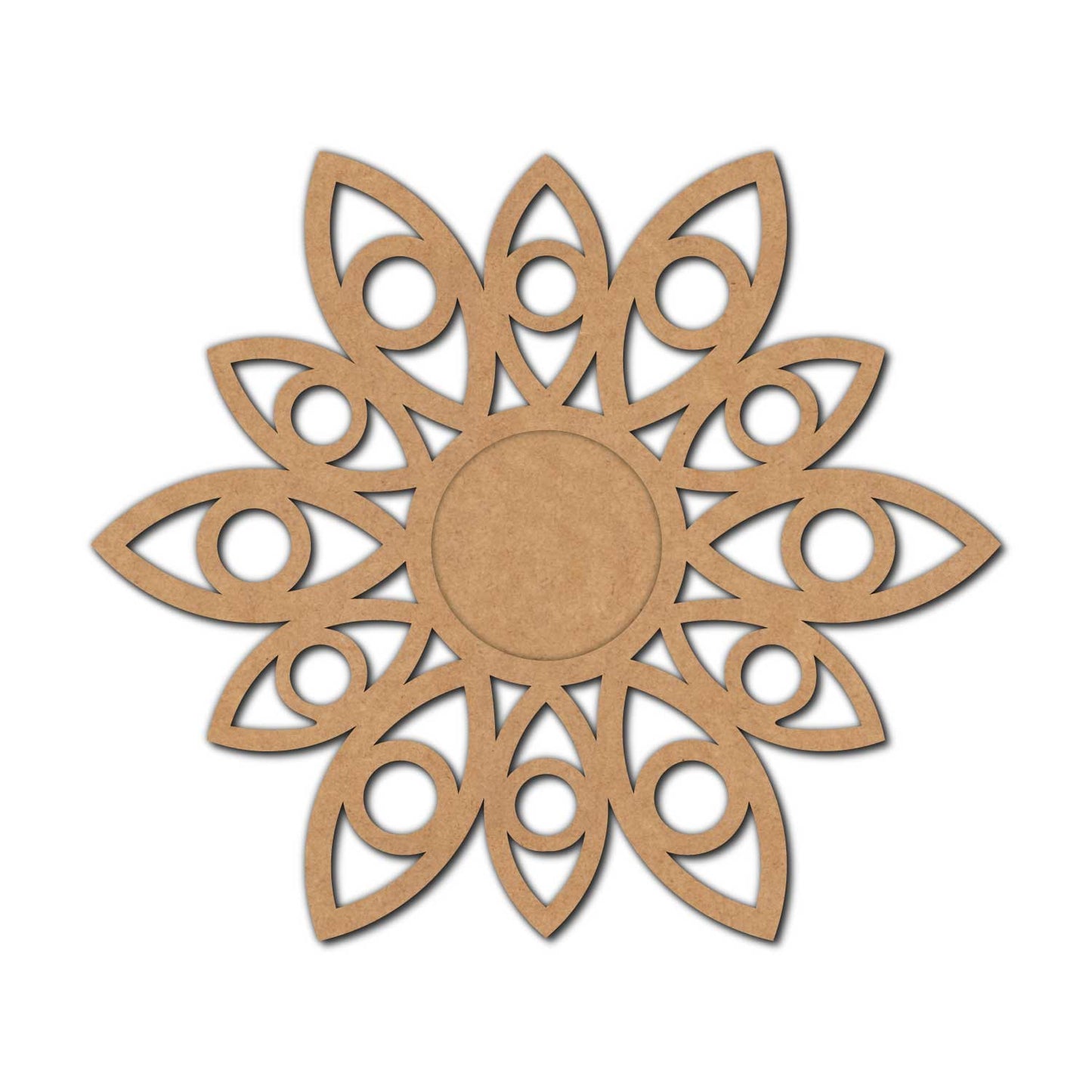 Evil Eye Diya Tealight Holder MDF Design 2