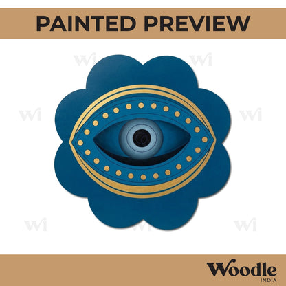 Evil Eye Pre Marked Base MDF Design 1