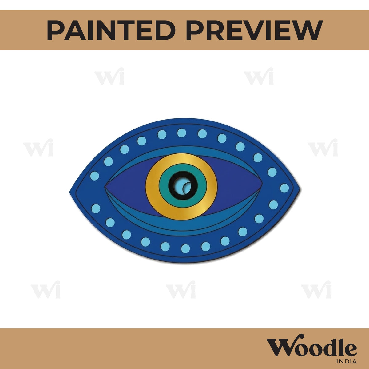 Evil Eye Pre Marked MDF Design 3