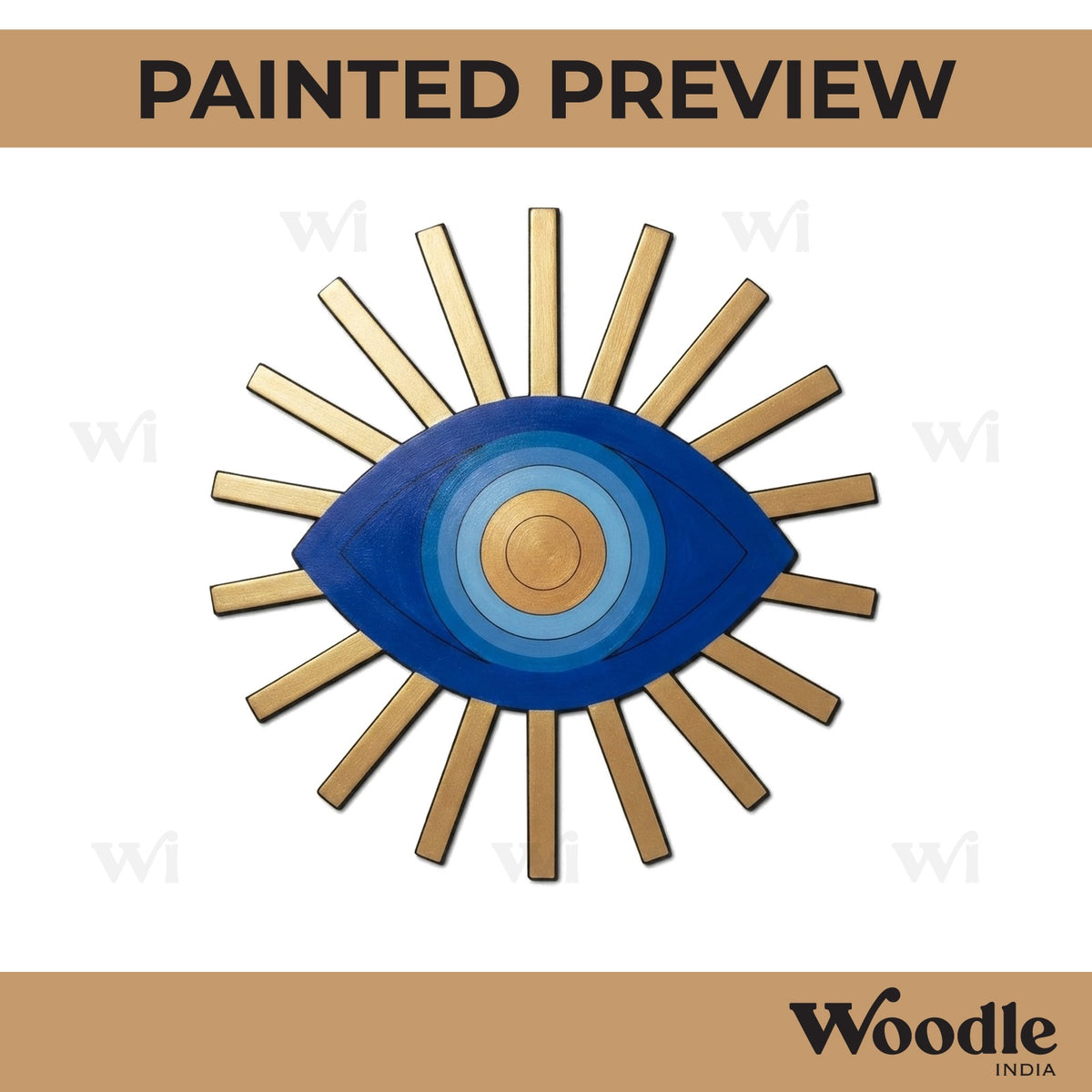 Evil Eye Pre Marked MDF Design 4