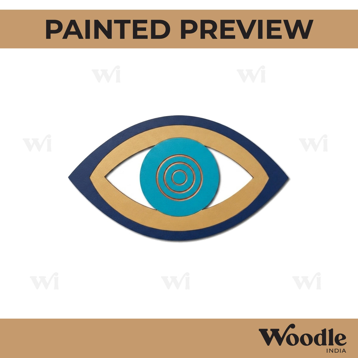 Evil Eye Pre Marked MDF Design 5