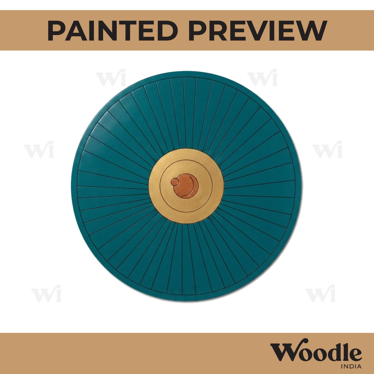 Evil Eye Pre Marked Round MDF Design 1