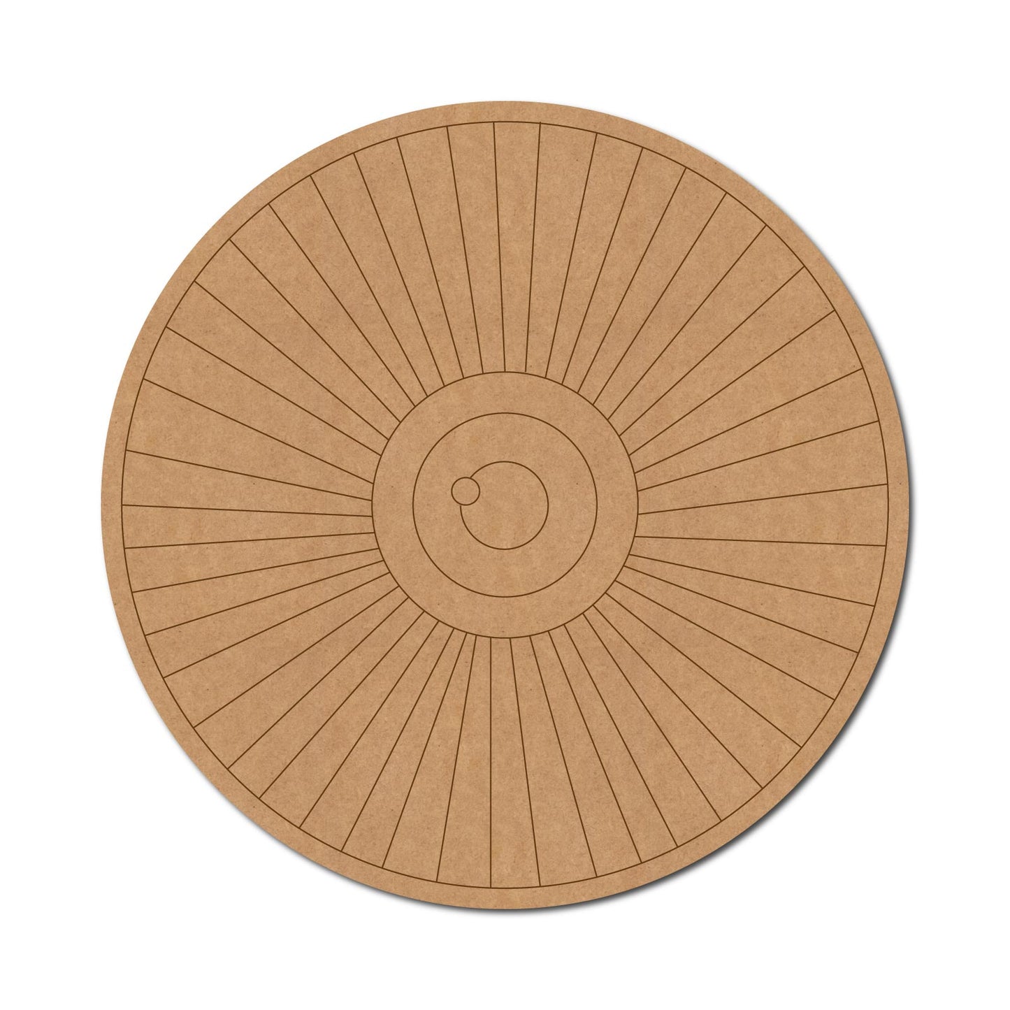 Evil Eye Pre Marked Round MDF Design 1