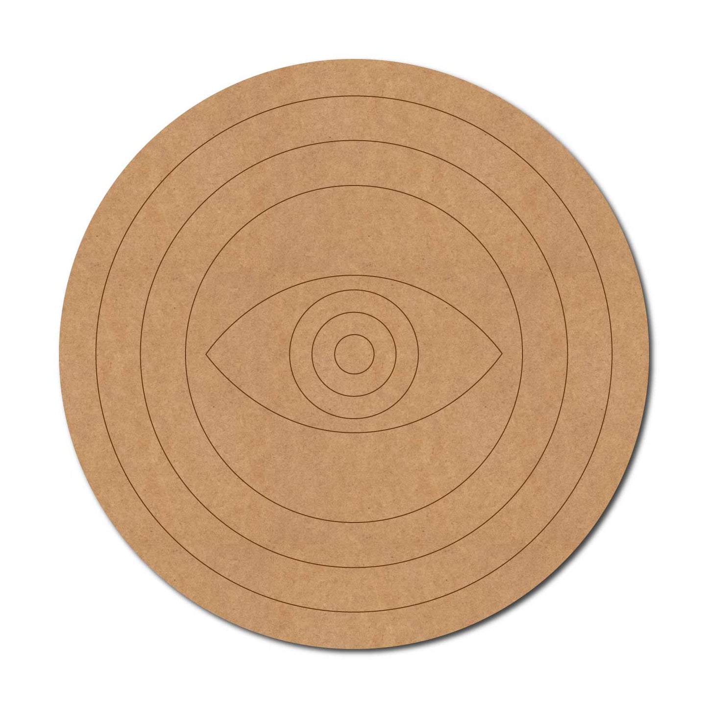 Evil Eye Pre Marked Round MDF Design 10