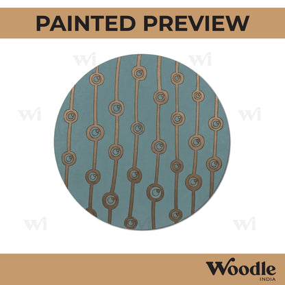 Evil Eye Pre Marked Round MDF Design 4