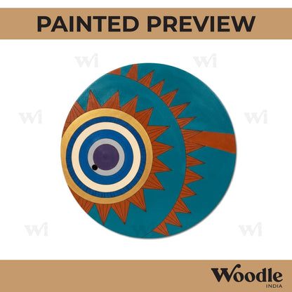 Evil Eye Pre Marked Round MDF Design 5