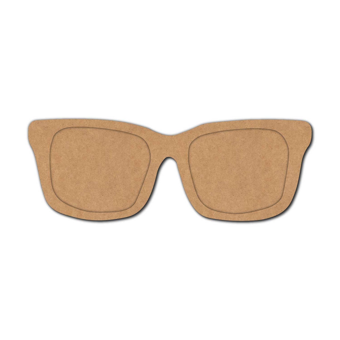 Eye Glasses Cutout Base MDF Design 1
