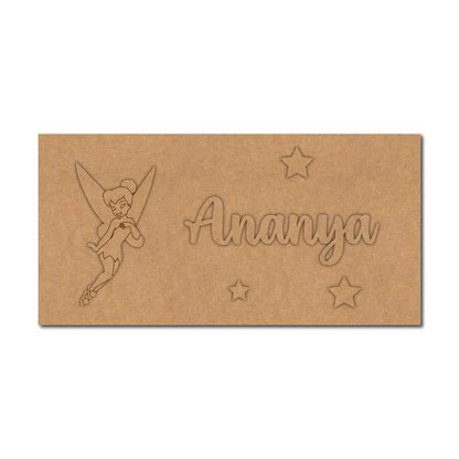Fairy Kids Nameplate MDF Design 1