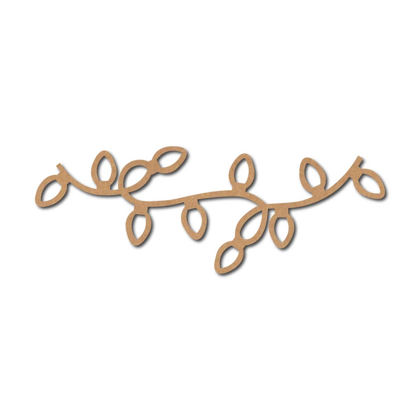 Fairy Lights Cutout MDF Design 1