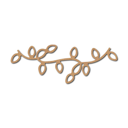 Fairy Lights Cutout MDF Design 1