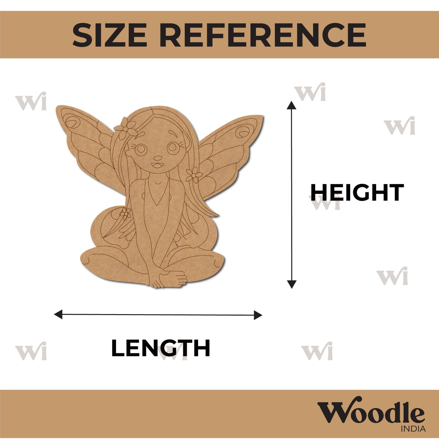Fairy Pre Marked MDF Design 5