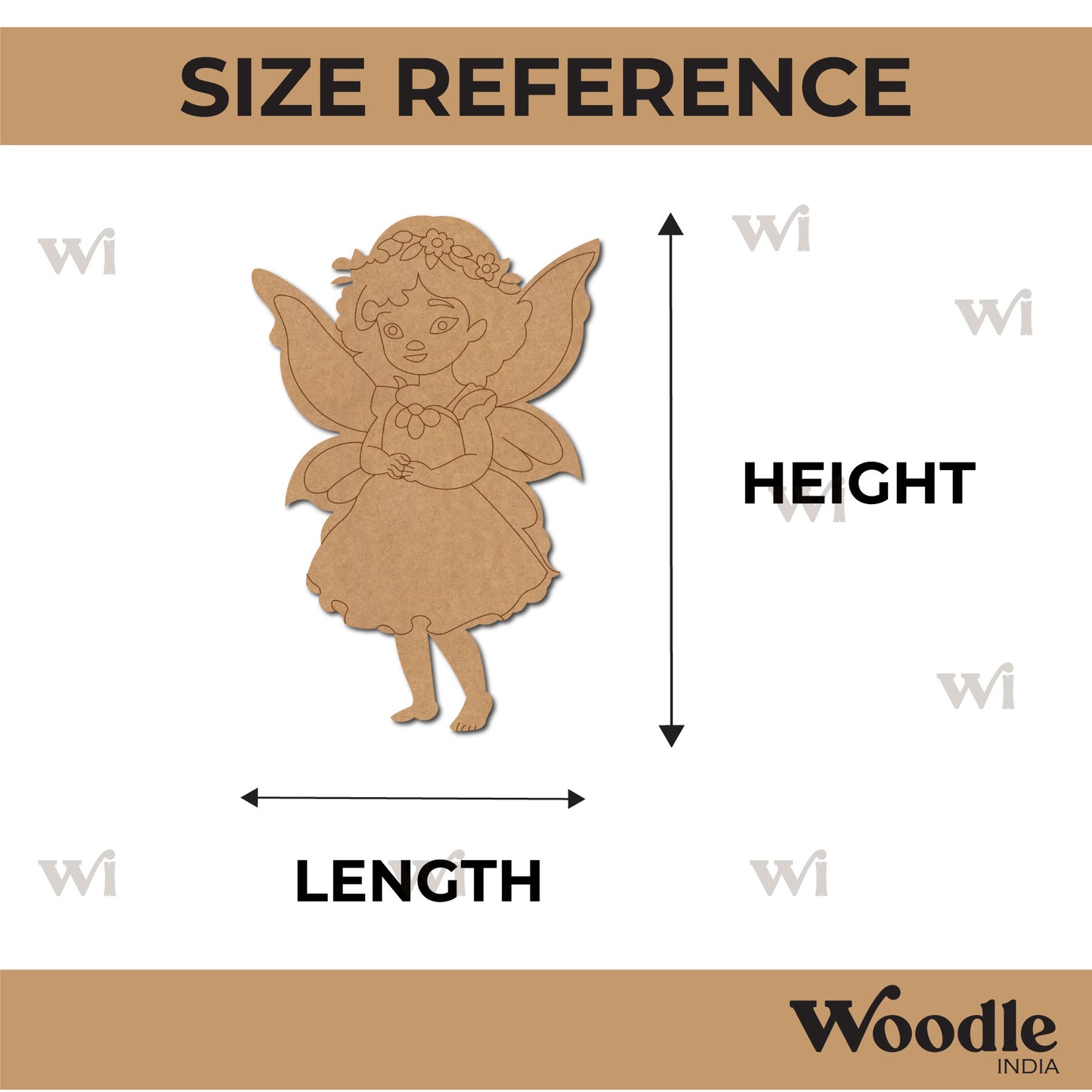 Fairy Pre Marked MDF Design 6