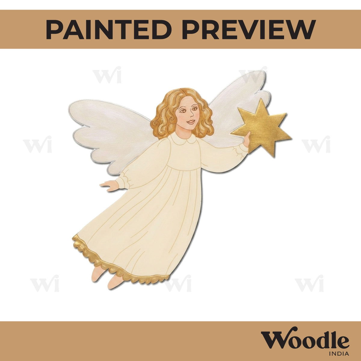 Fairy With Star Pre Marked MDF Design 1