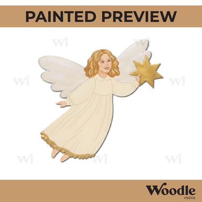 Fairy With Star Pre Marked MDF Design 1