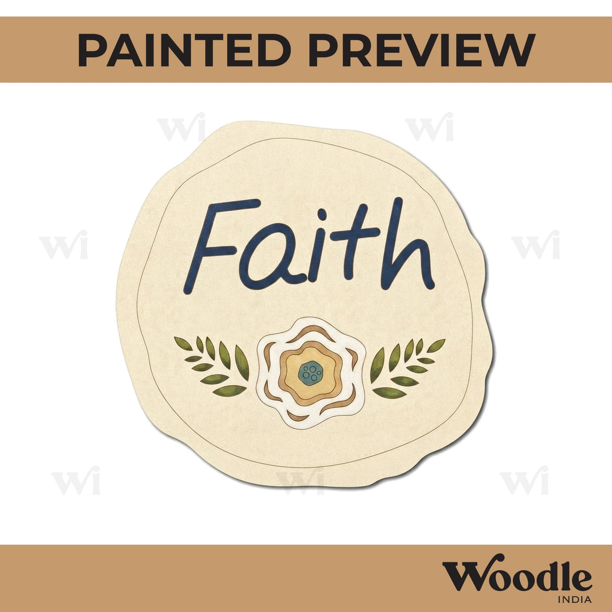 Faith Pre Marked Base MDF Design 1