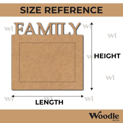 Family Frame MDF Design 1