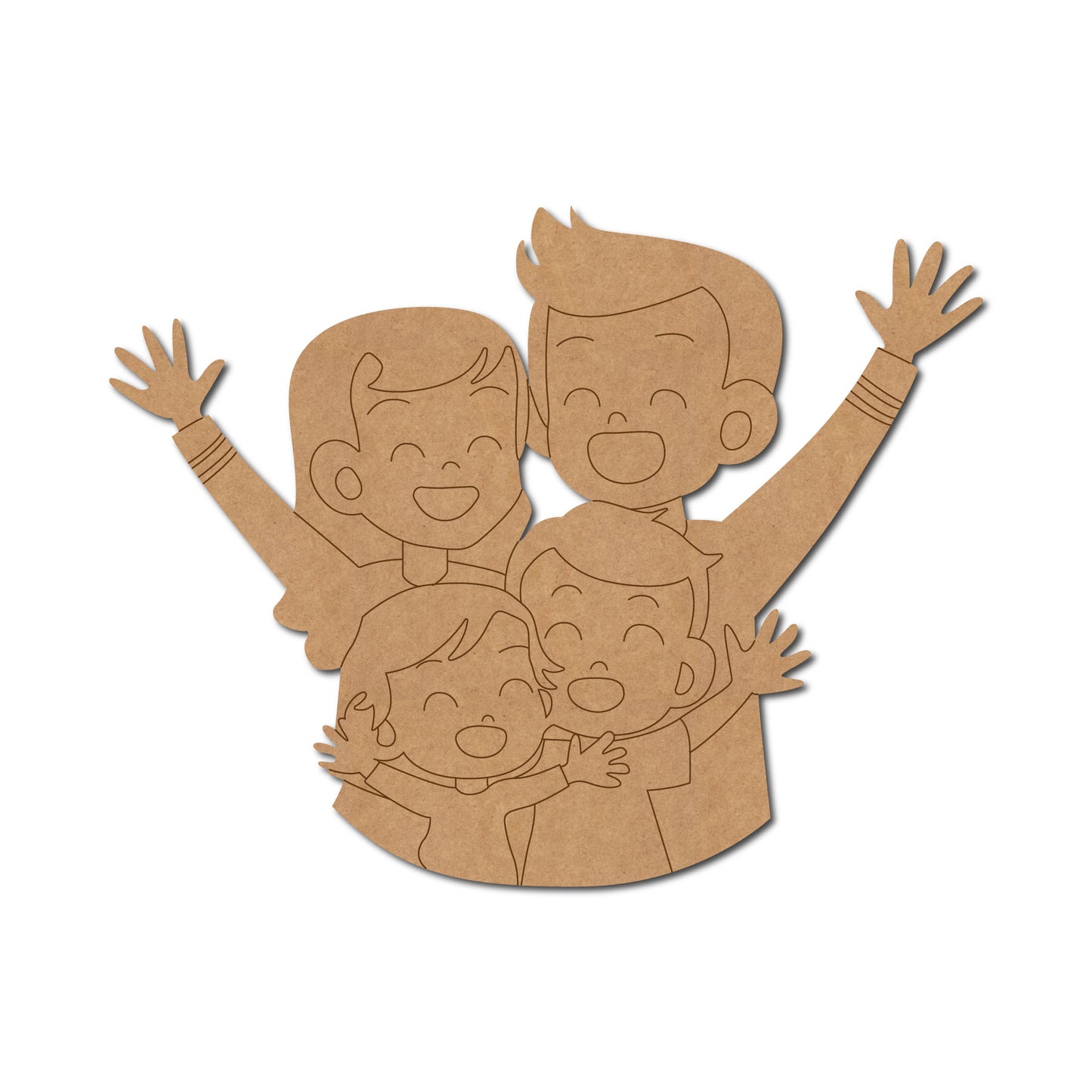 Family Pre Marked MDF Design 5