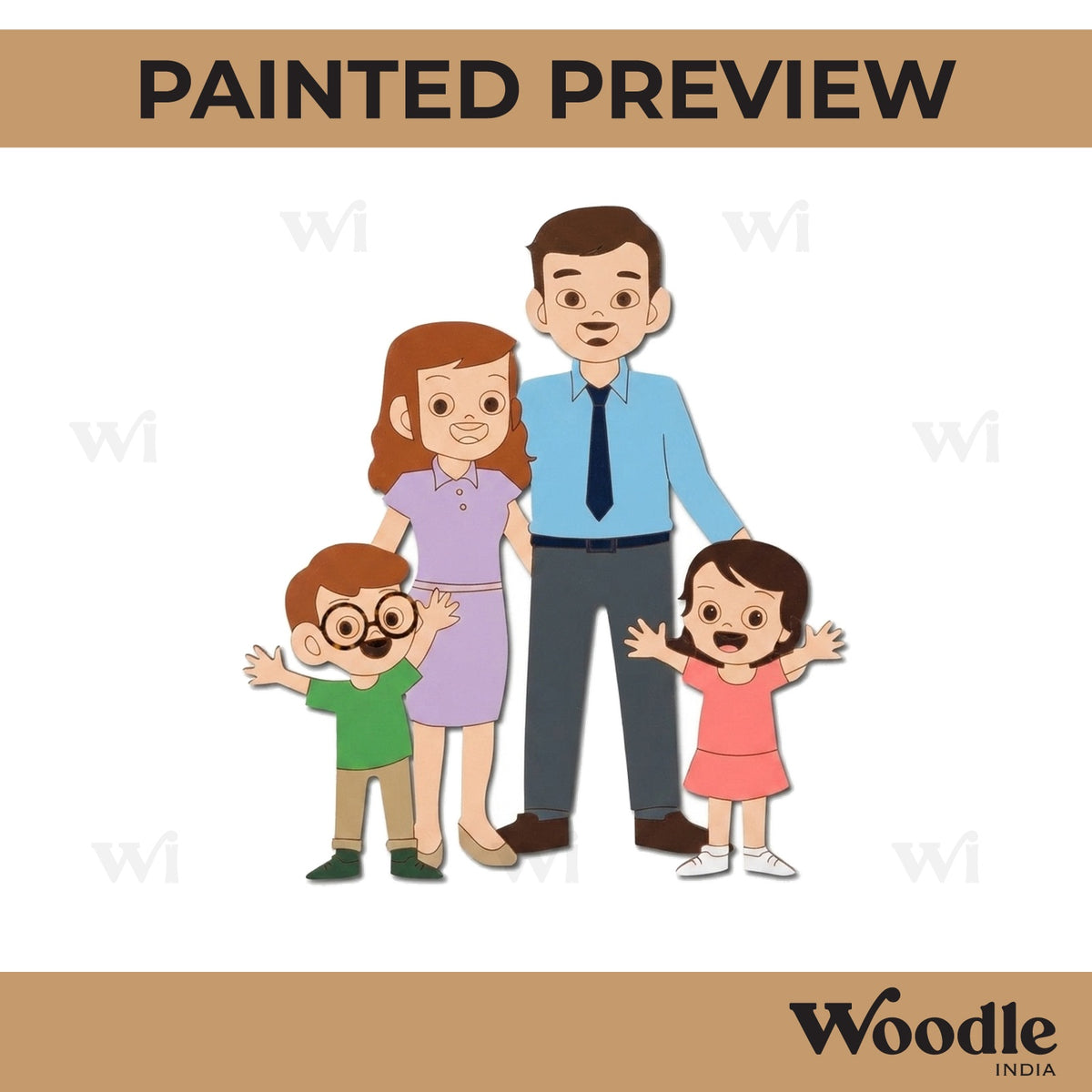 Family Pre Marked MDF Design 9