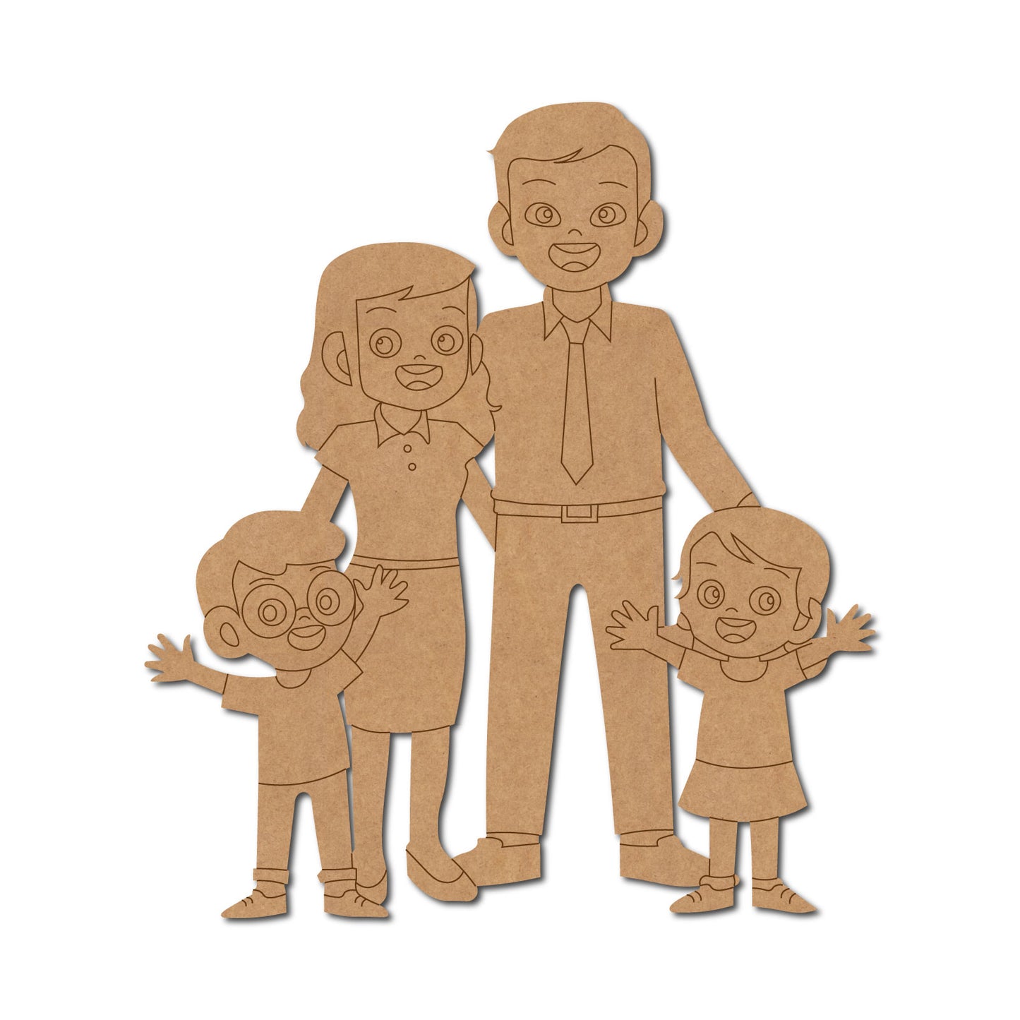 Family Pre Marked MDF Design 9