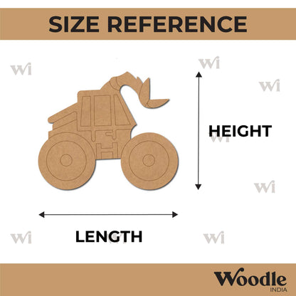 Farm Tractor Pre Marked MDF Design 1